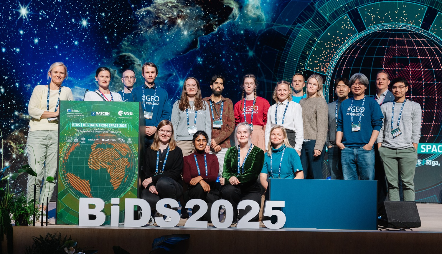 Participating at the Big Data in space Conference in Riga