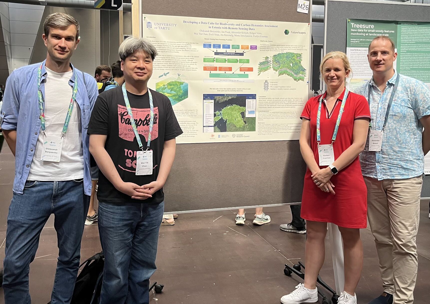 Presenting first version of the data cube at the Living Planet Symposium 2025